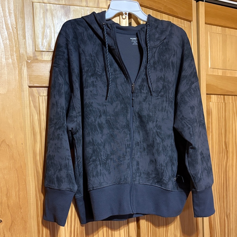 Old Navy Black Hooded Jacket